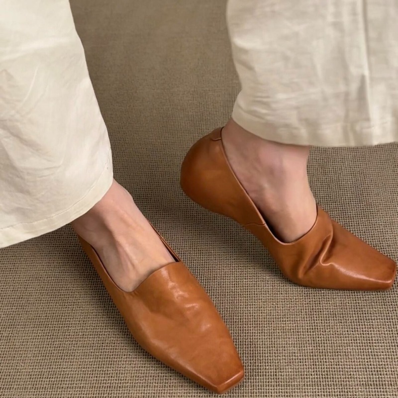 Women'S Shoes Non Slip - Retro Düz Loafer'lar Kadın Slip-on İngiliz