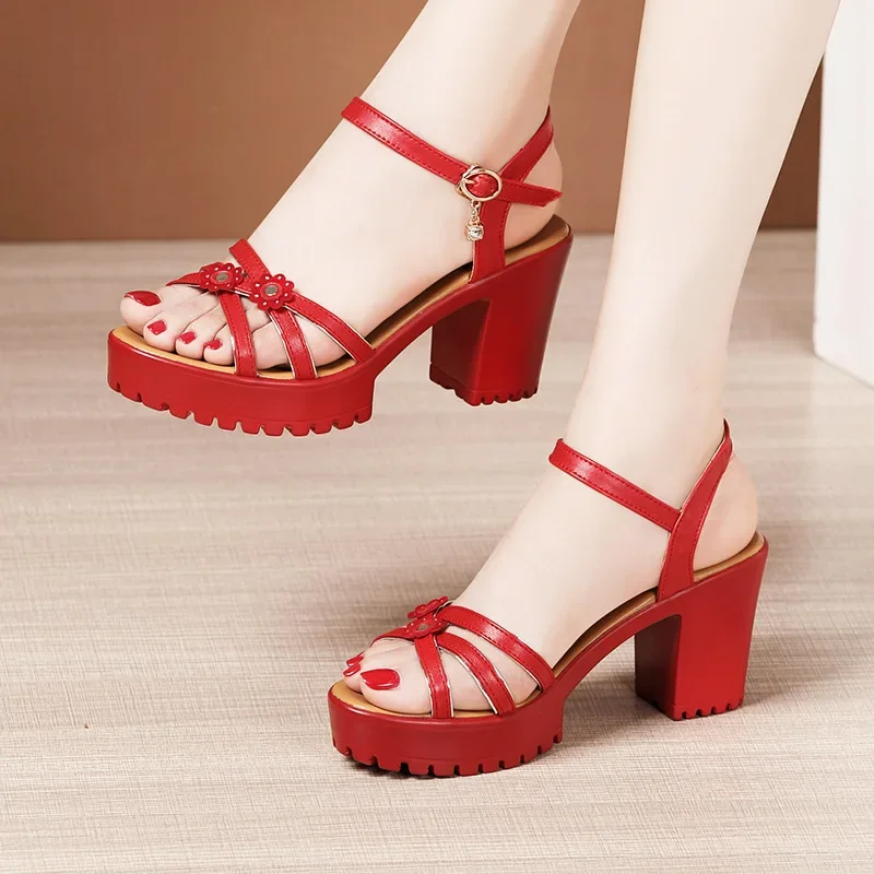 Women Shoes Formal - 8cm Küçük Beden 32-43 Zarif Çiçek