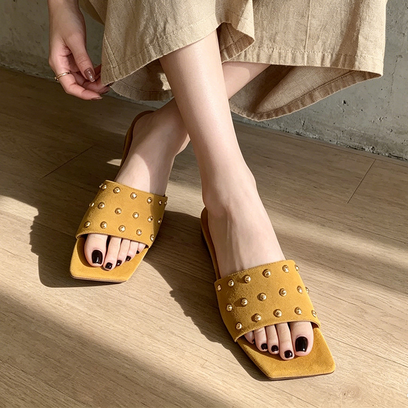 Kadın Kare Burunlu Terlik Düz  - Women Shoes Size 7 incelemesi ve fiyatı