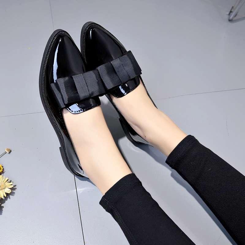 Siyah/Şarap Kırmızısı Rugan De - Women Shoes Formal incelemesi ve fiyatı