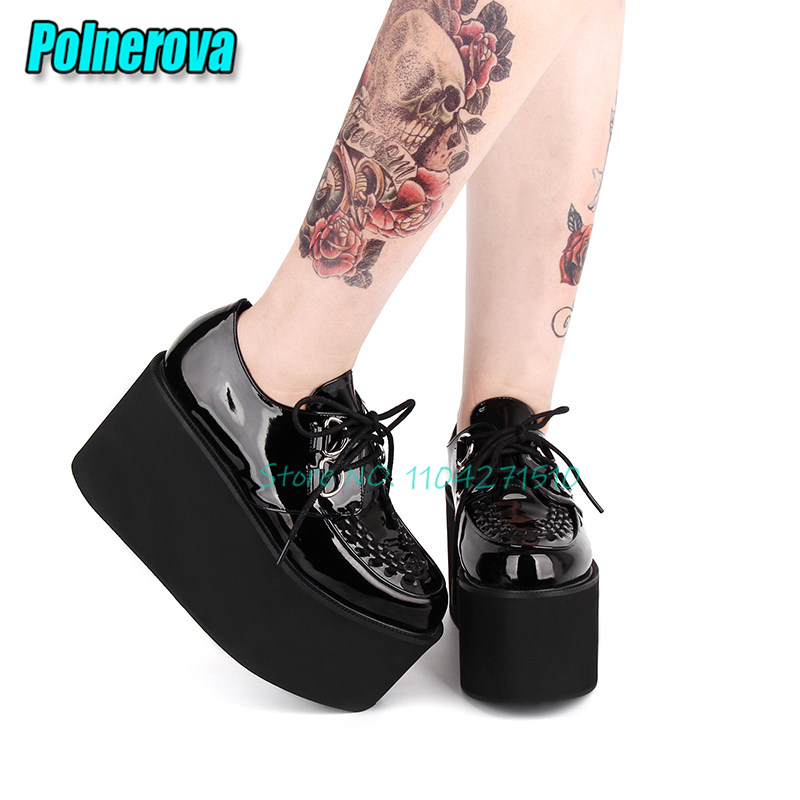 Punk Tarzı, Kalın Tabanlı, Yuv - Women Shoes Size 7 incelemesi ve fiyatı