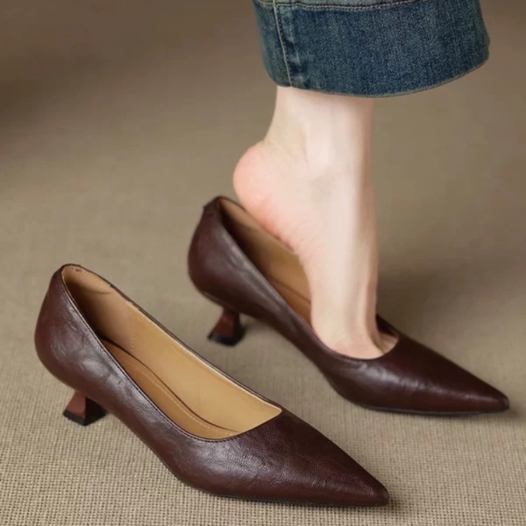 Basit Stiletto Tek Ayakkabılar - Women'S Shoes Non Slip incelemesi ve fiyatı