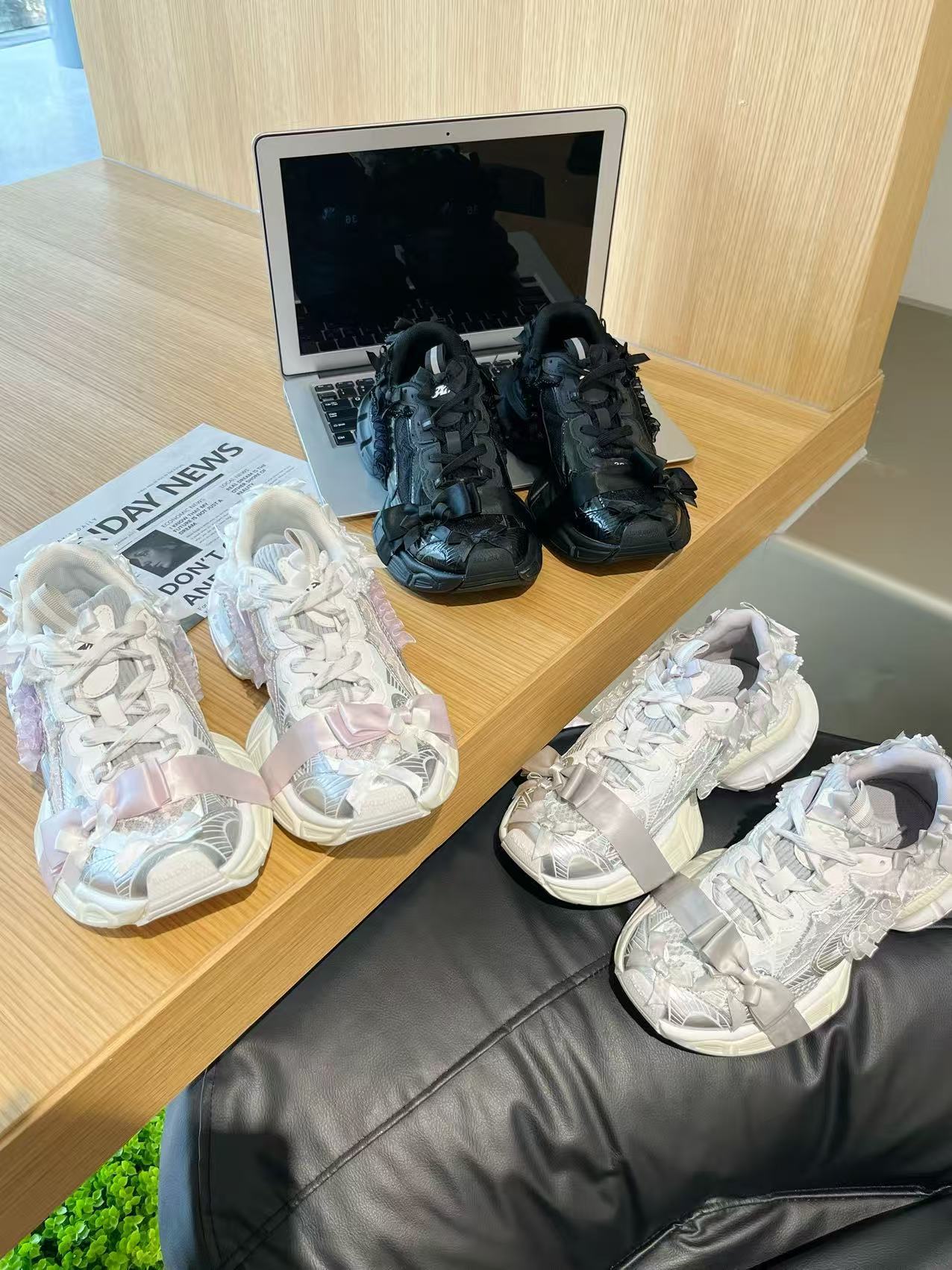 Yaz Yetişkin Kızlar Dantel Yay - Women'S Shoes Paris incelemesi ve fiyatı