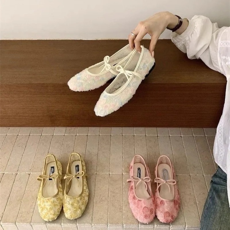 Nazik Yeni Çin Gülü Fileli Mar - Mary Jane Shoes incelemesi ve fiyatı