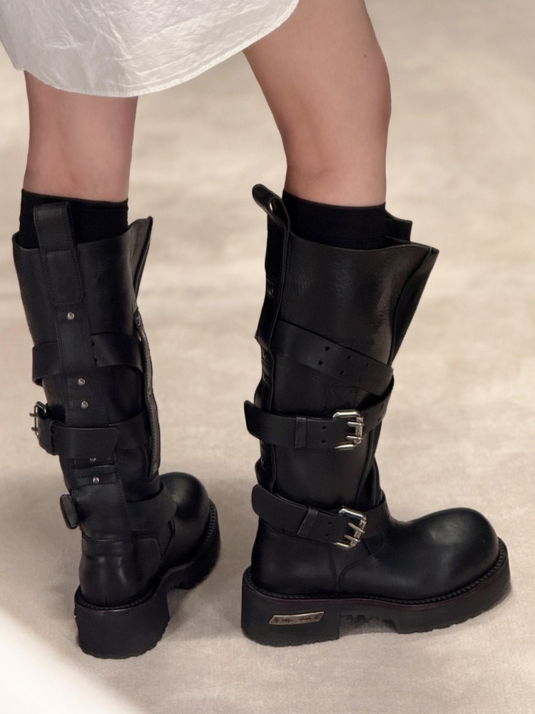 Kemer Tokası Siyah Deri Motosi - Women'S Shoes Paris incelemesi ve fiyatı